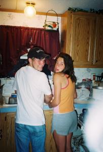 Amanda & Zach Doing Dishes